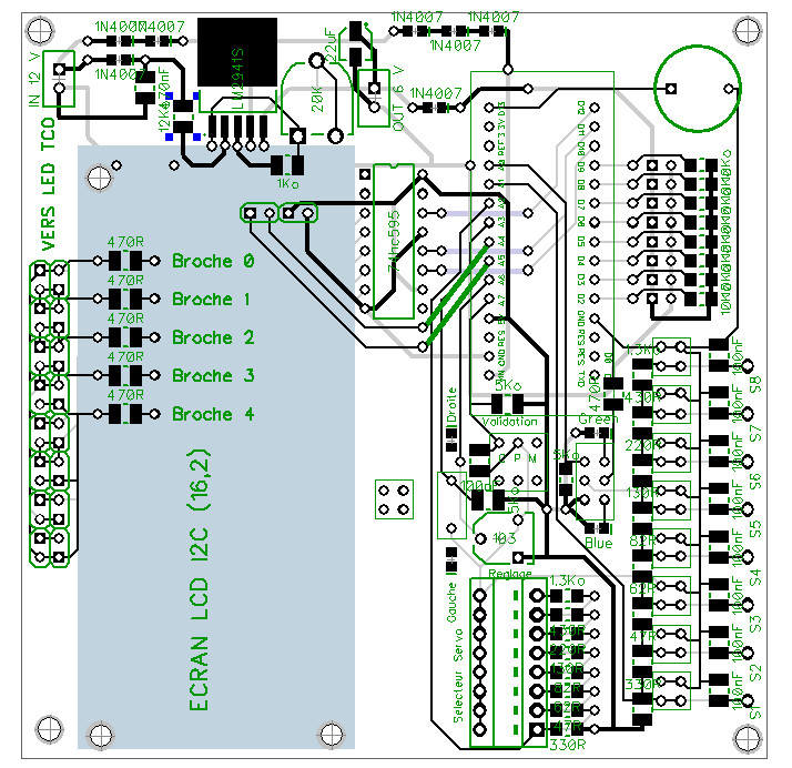 Grille Arduino Platine de gestion des aiguillages par arduino - Le petit train de ...
