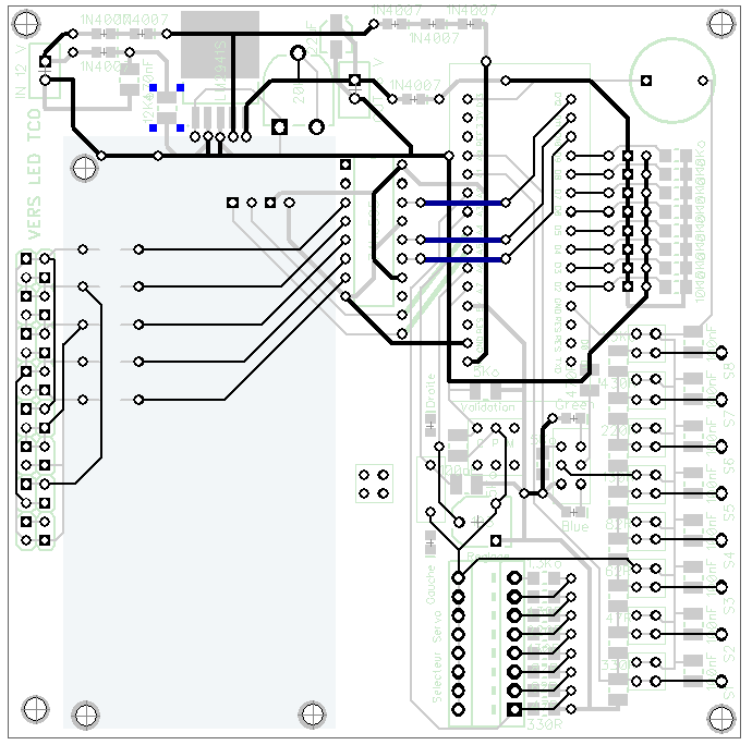 Grille Arduino Platine de gestion des aiguillages par arduino - Le petit train de ...